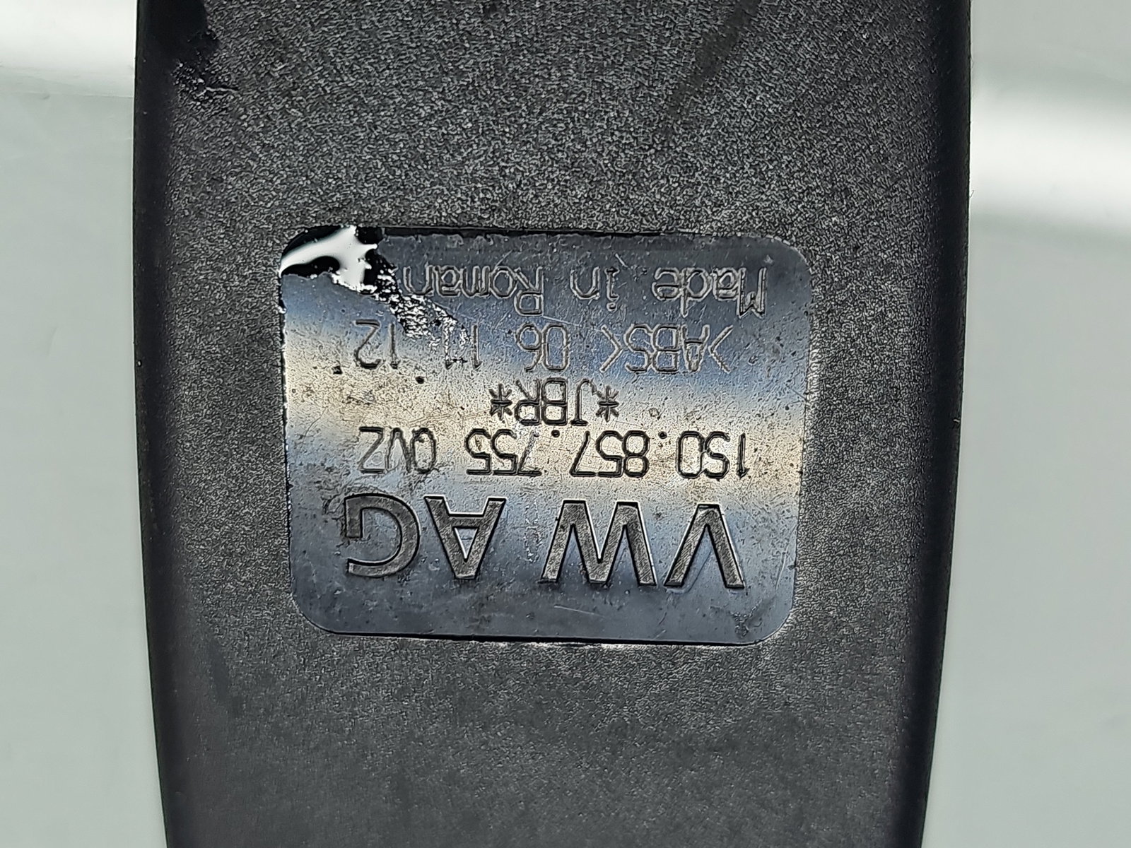 Capsa centura stanga fata Volkswagen UP [Fabr 2011-2019] 1S0857755 - imagine 5