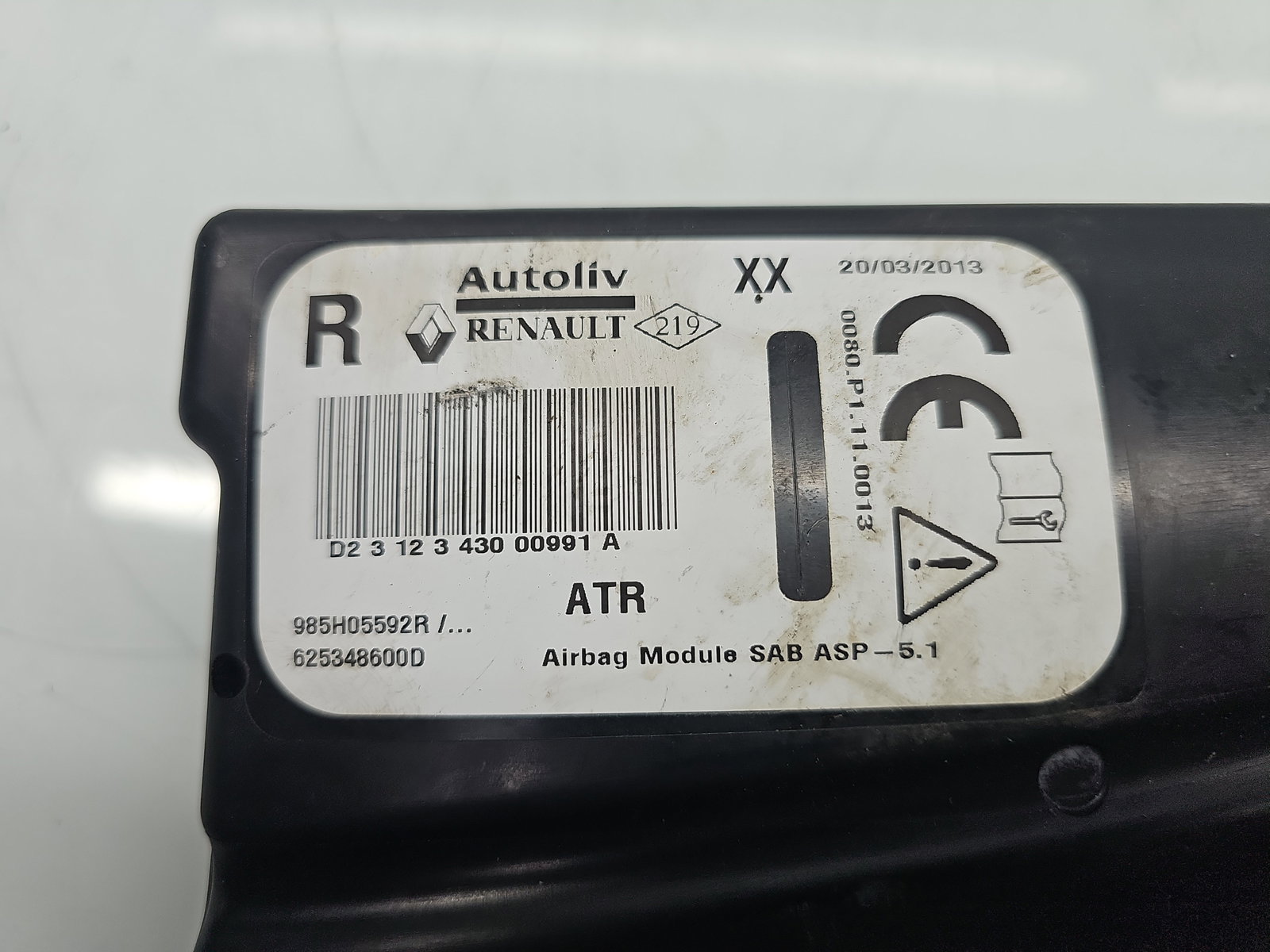 Airbag lateral dreapta Renault Clio 4 (B98) Hatchback [Fabr 2012-2020] 985H05592R - imagine 4