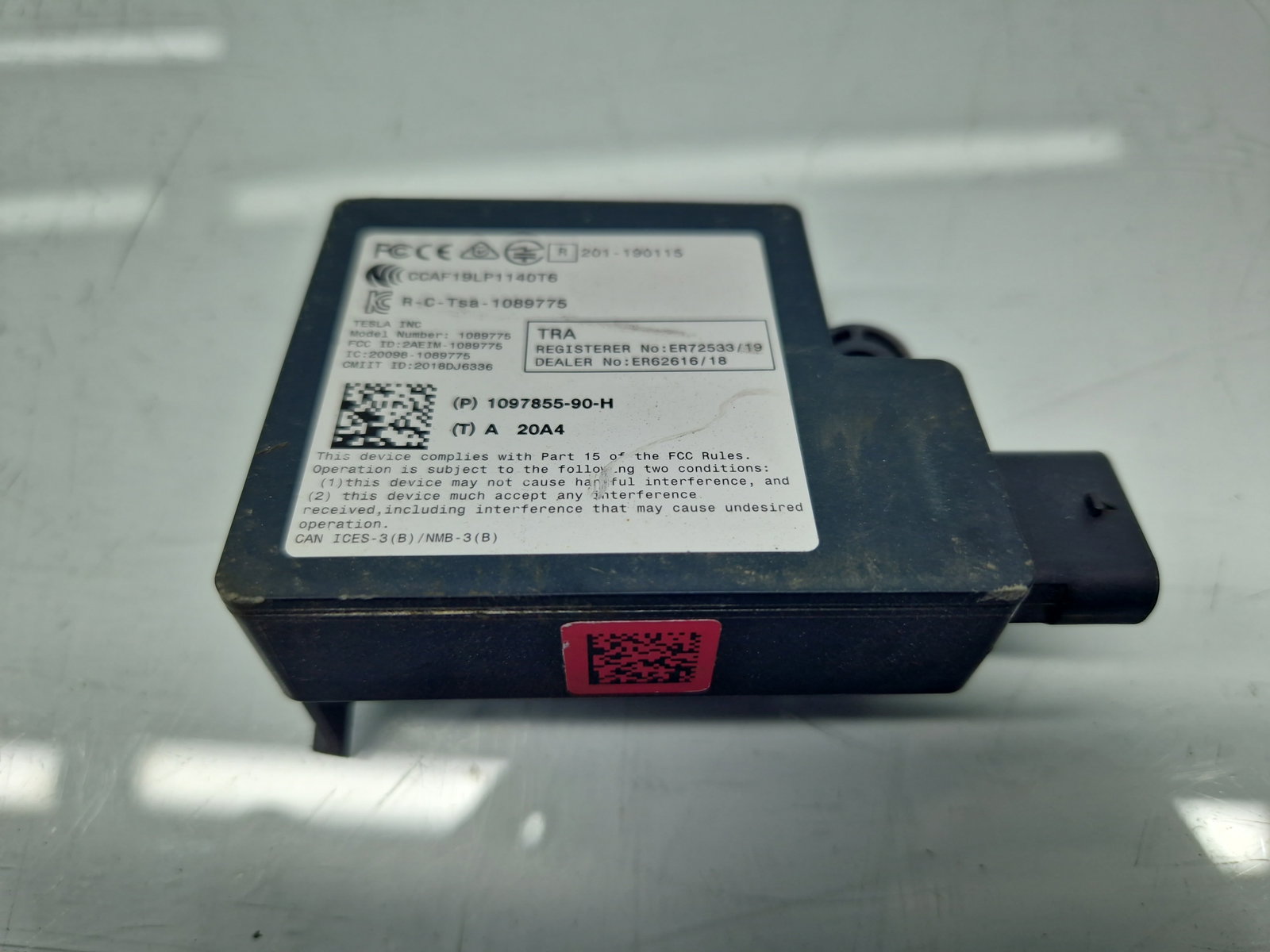 Modul confort TESLA Model 3 [Fabr 2020-2025] 1097855-90-H