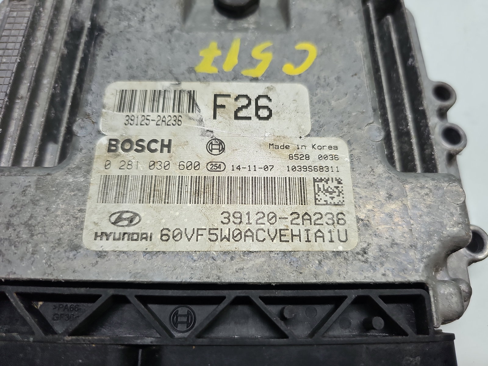 Calculator motor ECU Hyundai i40 Wagon [Fabr 2012-2019] 39120-2A236 1.7 CRDI D4FD 100KW / 136CP - imagine 4