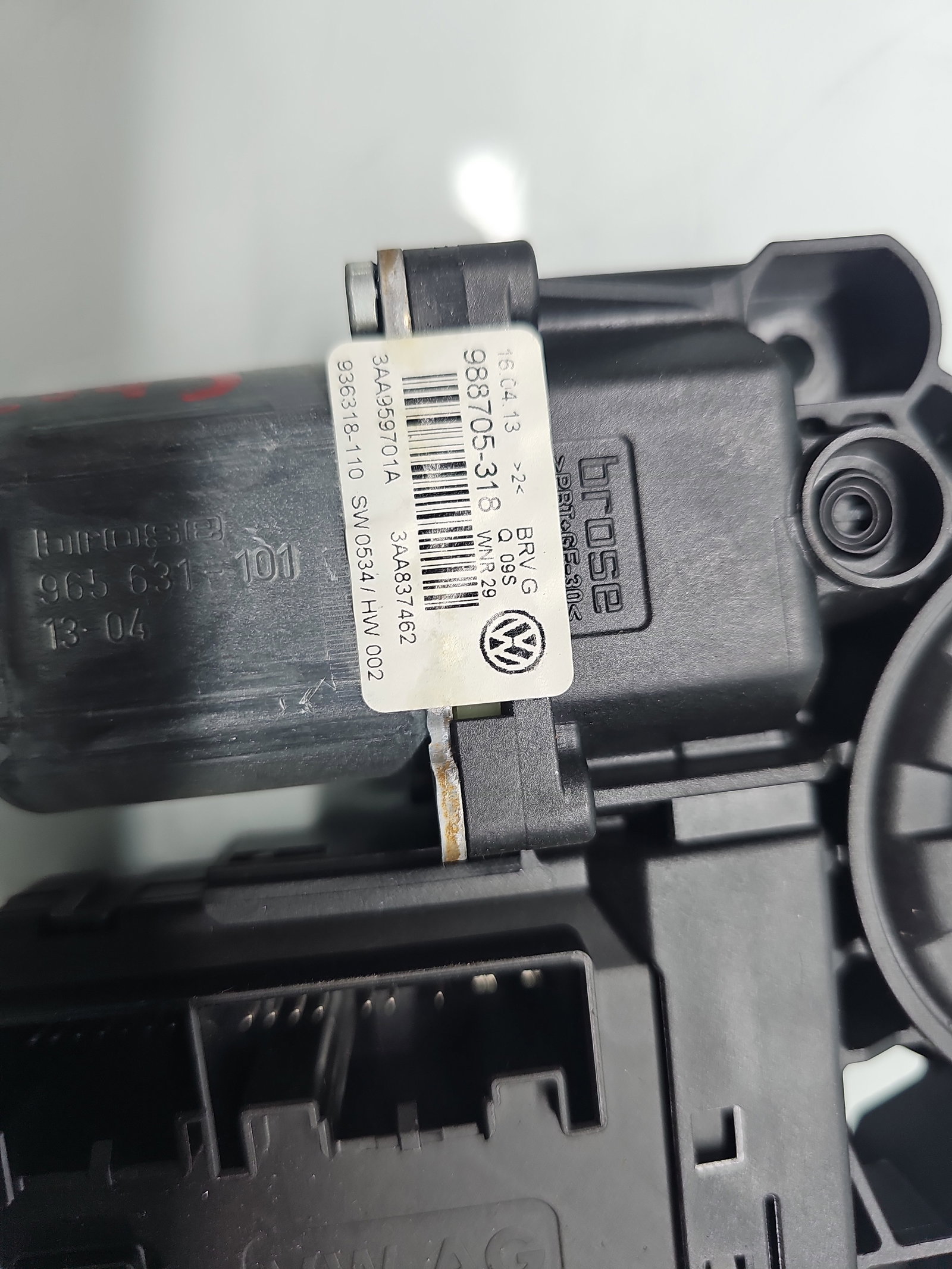 Motoras geam dreapta fata Volkswagen Passat B7 (365) [Fabr 2010-2014] Break 3AA959701A - imagine 4