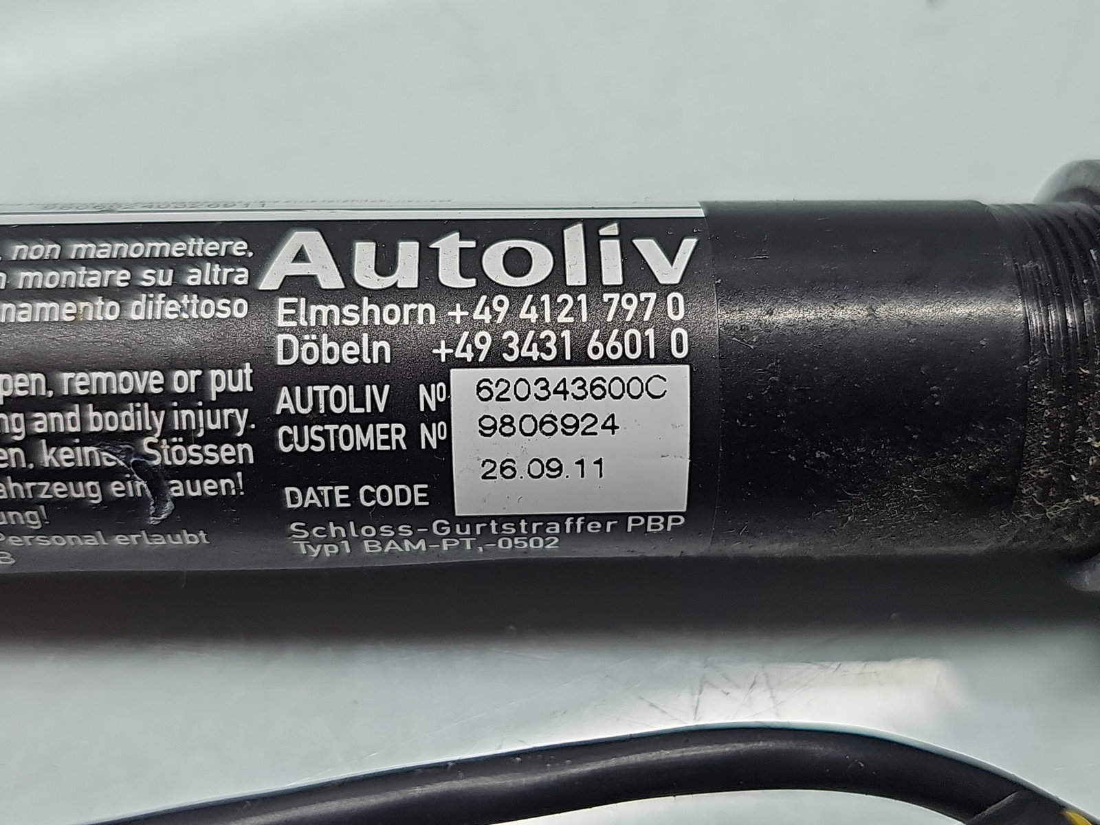 Capsa centura dreapta fata MINI Countryman (R60) [Fabr 2010-2016] 9806924 - imagine 6