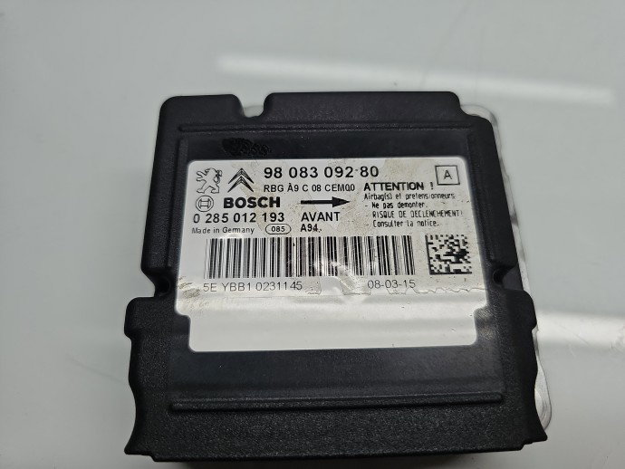 Calculator airbag PEUGEOT 2008 [Fabr 2013-prezent] 9808309280 1.4 HDI DV4C 50KW / 68CP