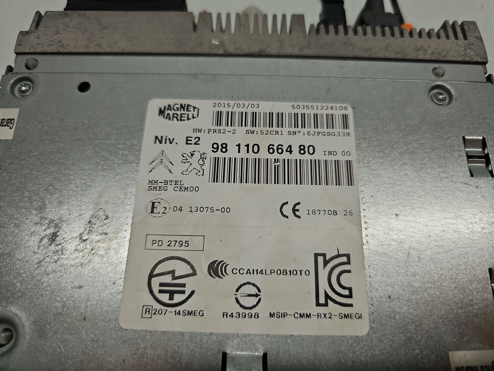 Unitate multimedia PEUGEOT 2008 [Fabr 2013-prezent] 9811066480 - imagine 5