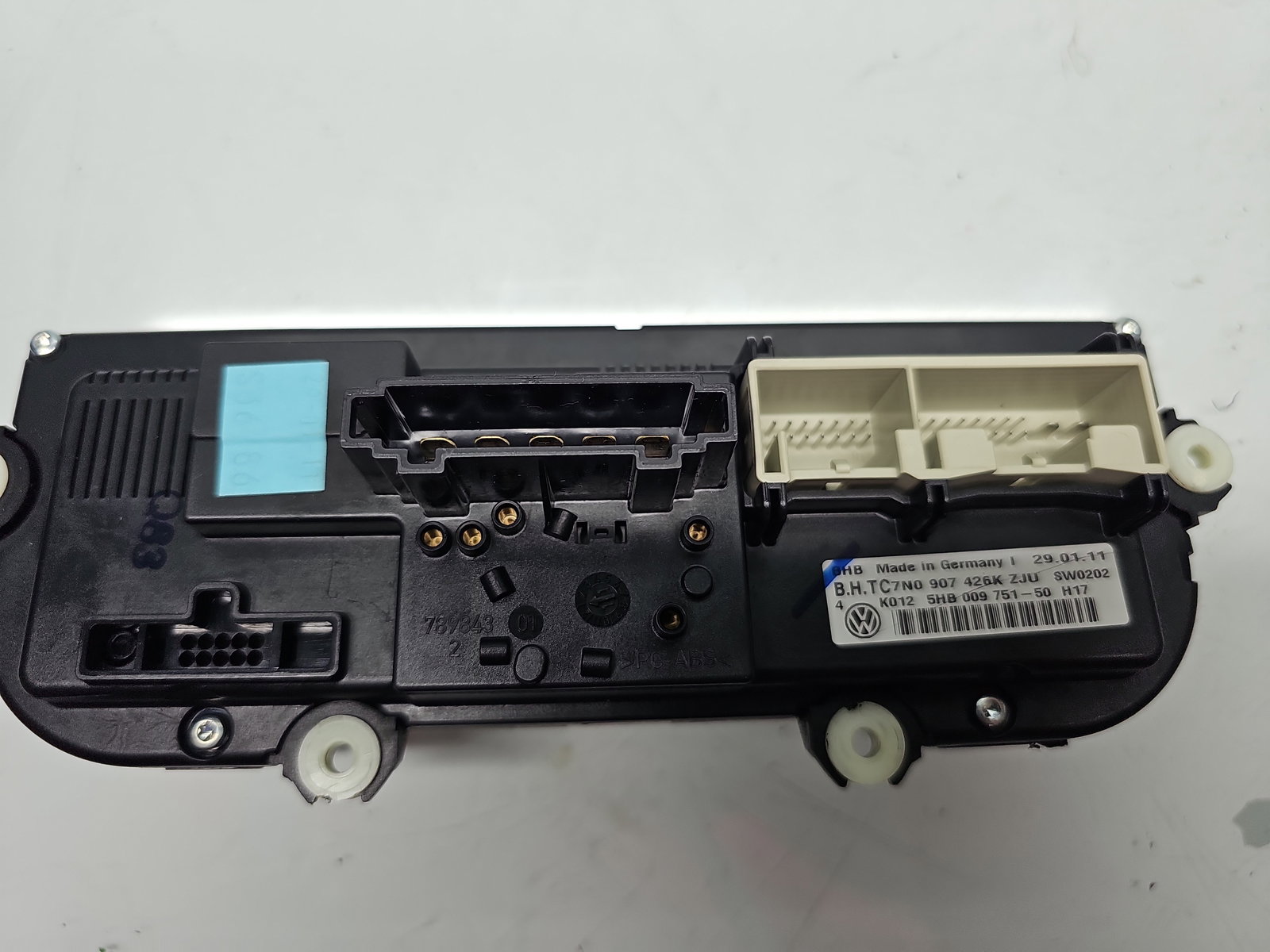 Panou comanda clima Volkswagen Golf 6 (5K1) [Fabr 2009-2013] 7N0907426K - imagine 4