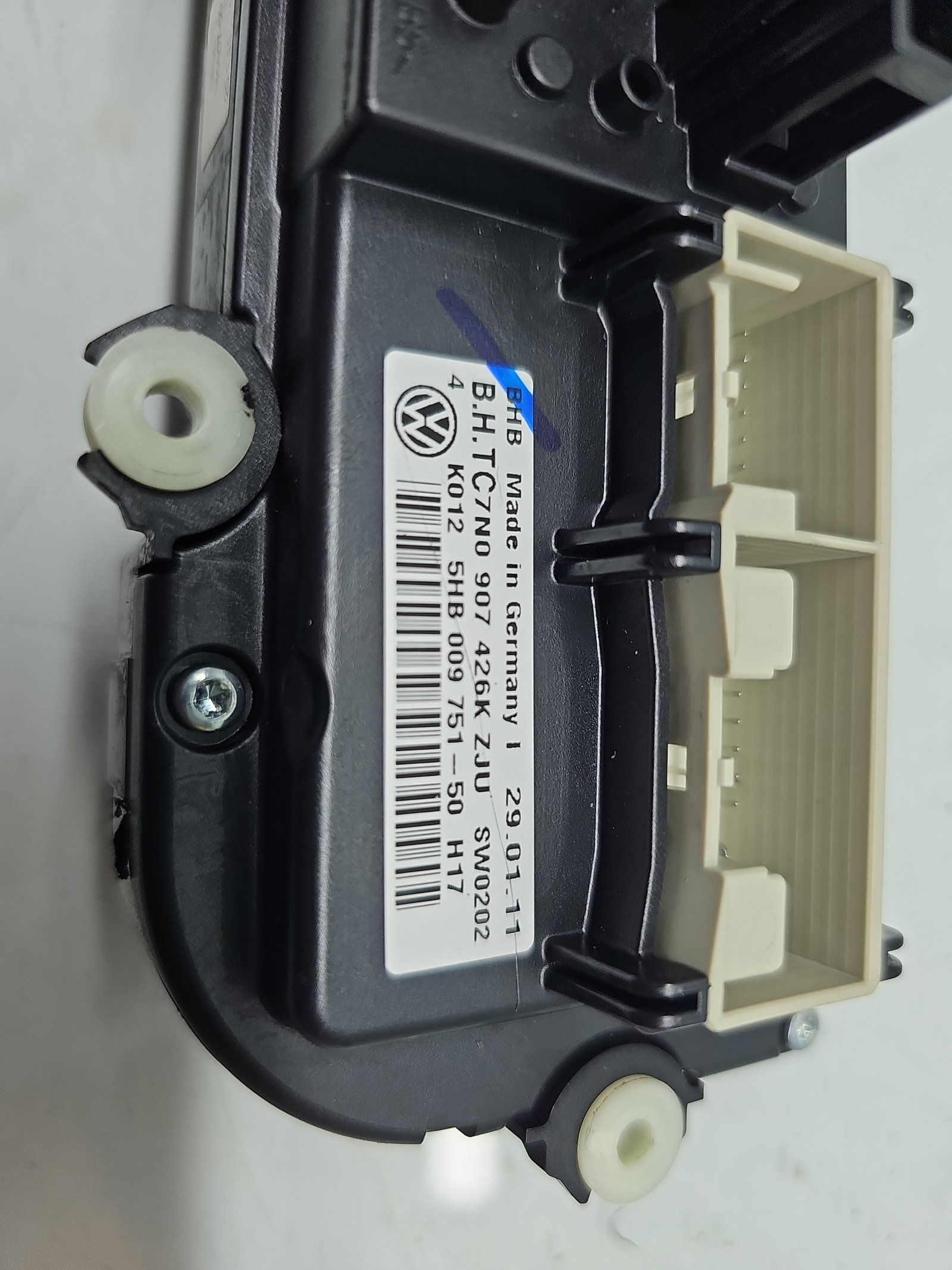 Panou comanda clima Volkswagen Golf 6 (5K1) [Fabr 2009-2013] 7N0907426K - imagine 5