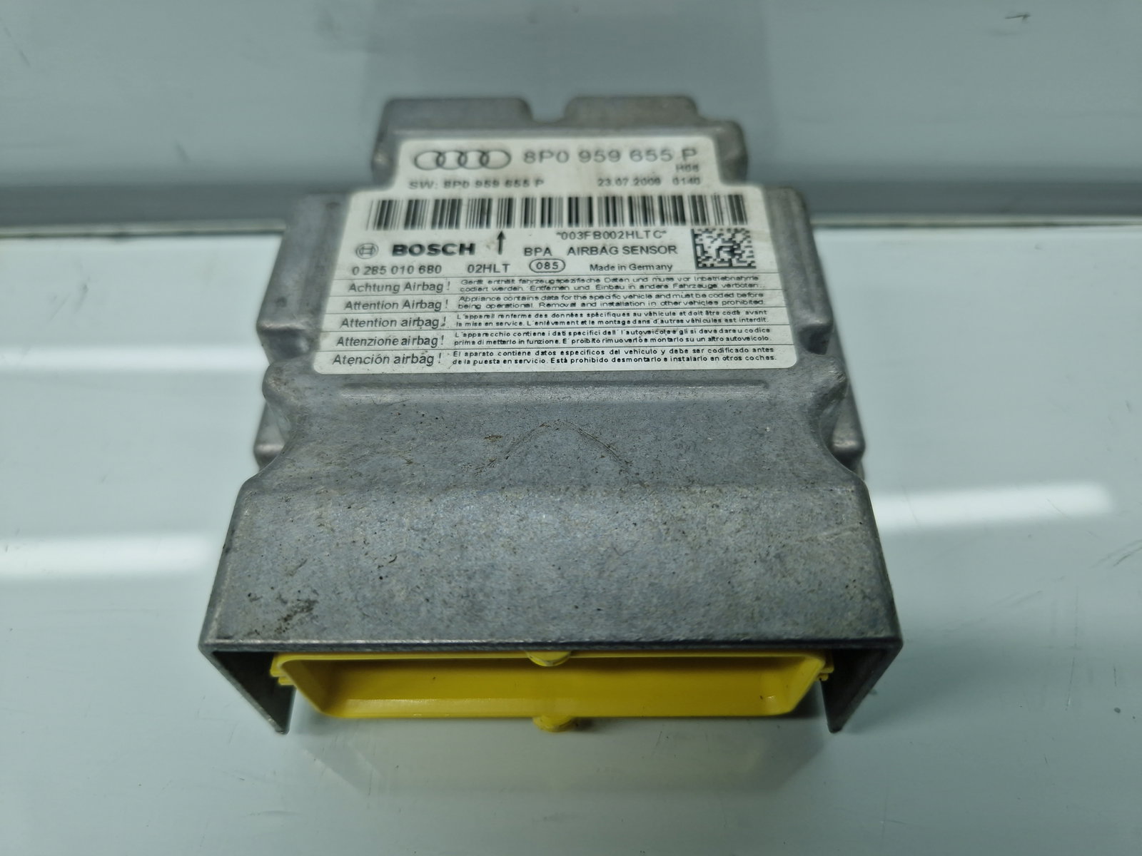 Calculator airbag AUDI A3 (8P1) [Fabr 2003-2012] 8P0959655P 2.0 TDI CBBB 125KW / 170CP - imagine 1