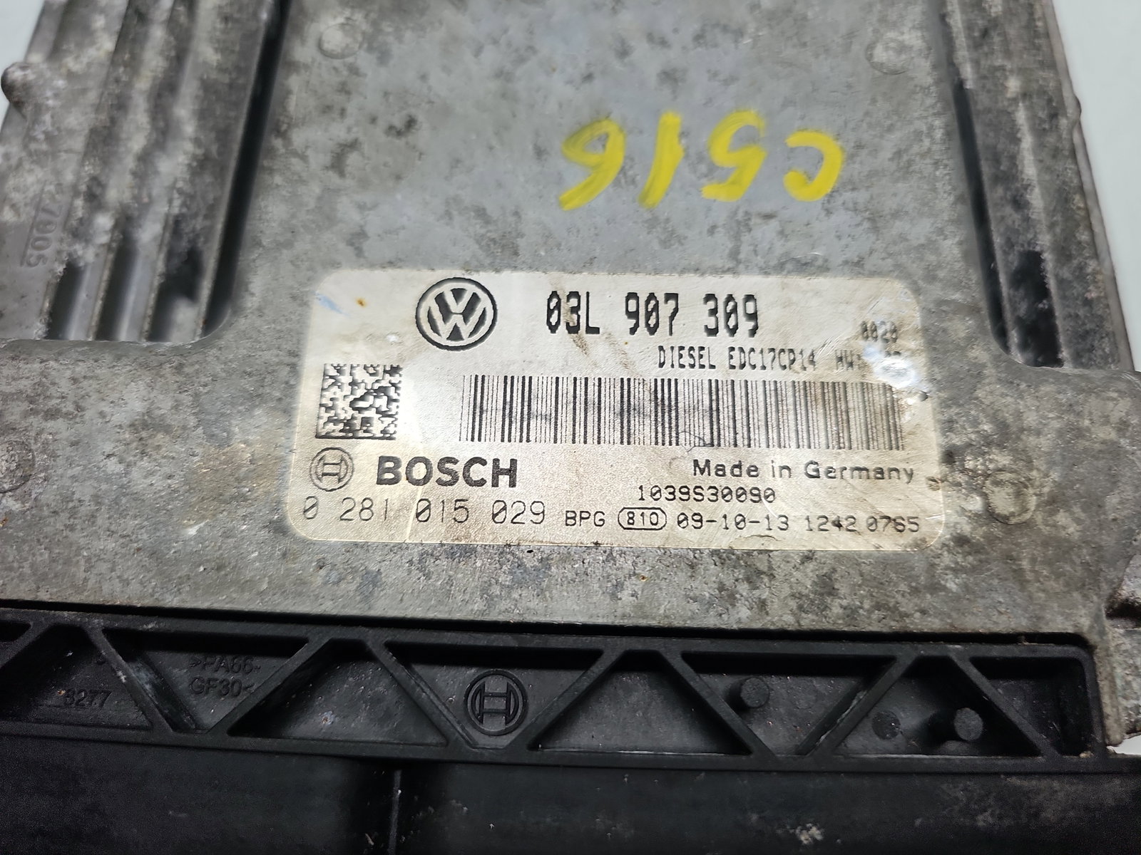 Calculator motor ECU Volkswagen Passat CC (357) [Fabr 2008-2012] 03L907309 2.0 TDI CBAB 103KW / 140CP - imagine 7