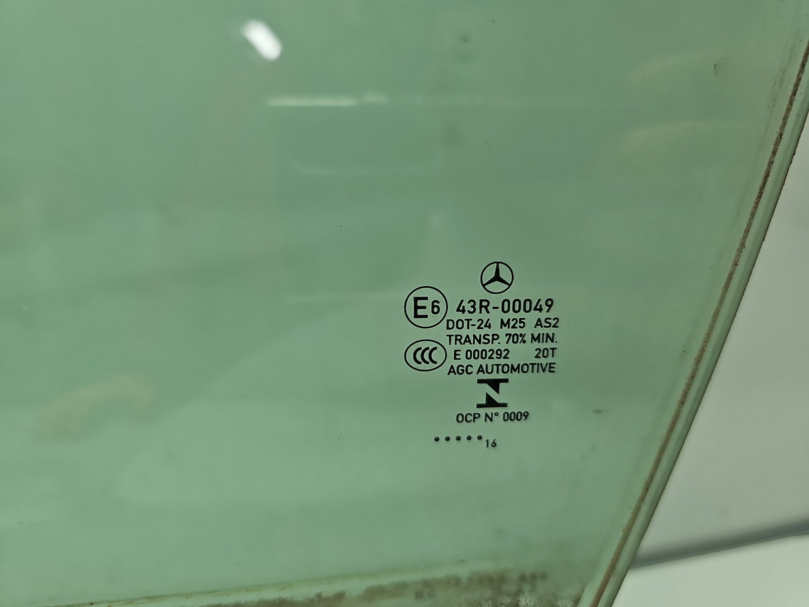 Geam usa stanga fata Mercedes Clasa A (W176) [Fabr 2012-2018] OEM - imagine 2