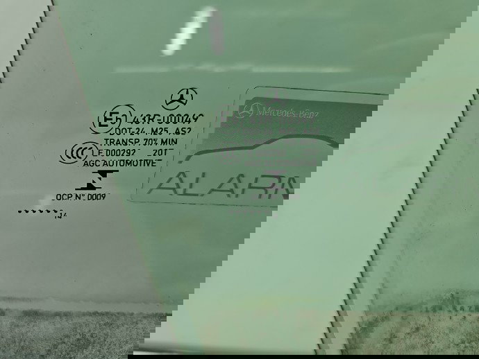 Geam usa dreapta fata Mercedes Clasa A (W176) [Fabr 2012-2018] OEM