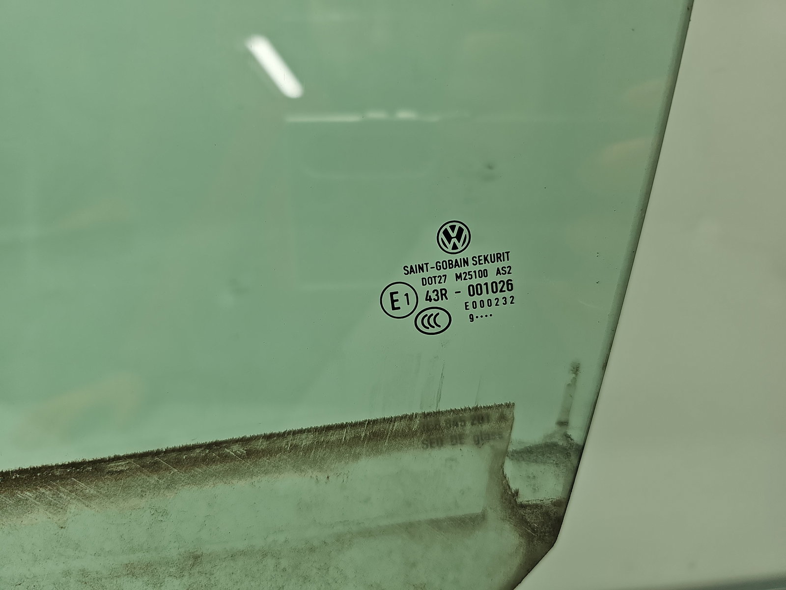 Geam usa stanga fata Volkswagen Passat CC (357) [Fabr 2008-2012] OEM - imagine 2
