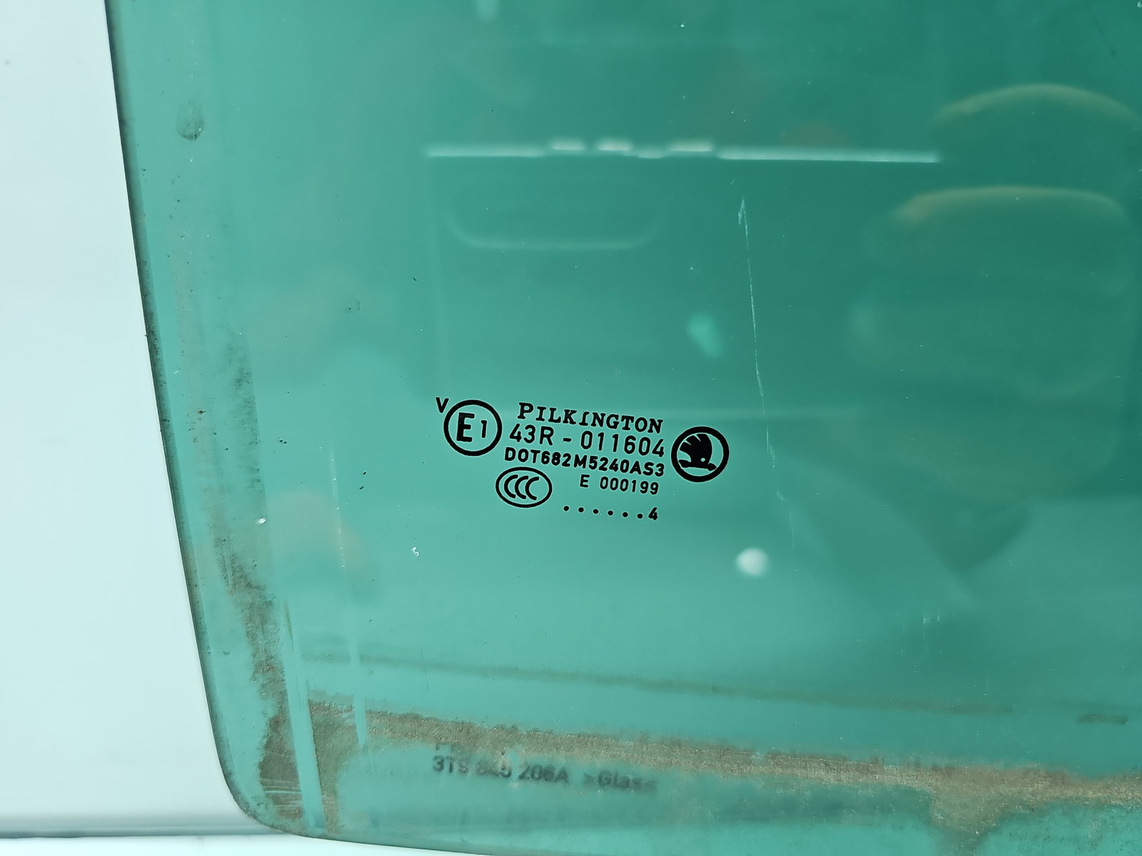 Geam usa dreapta spate Skoda Superb II (3T5) [Fabr 2009-2015] Break Facelift OEM - imagine 2