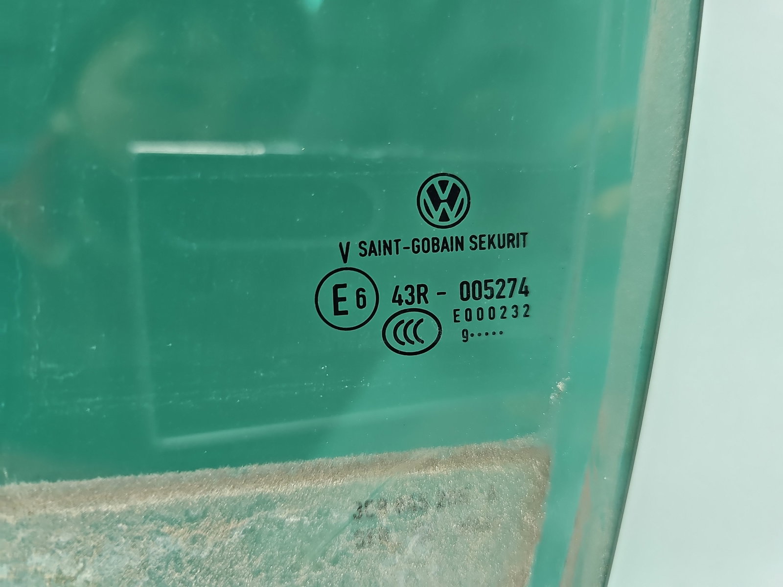 Geam usa stanga spate Volkswagen Passat CC (357) [Fabr 2008-2012] OEM - imagine 2