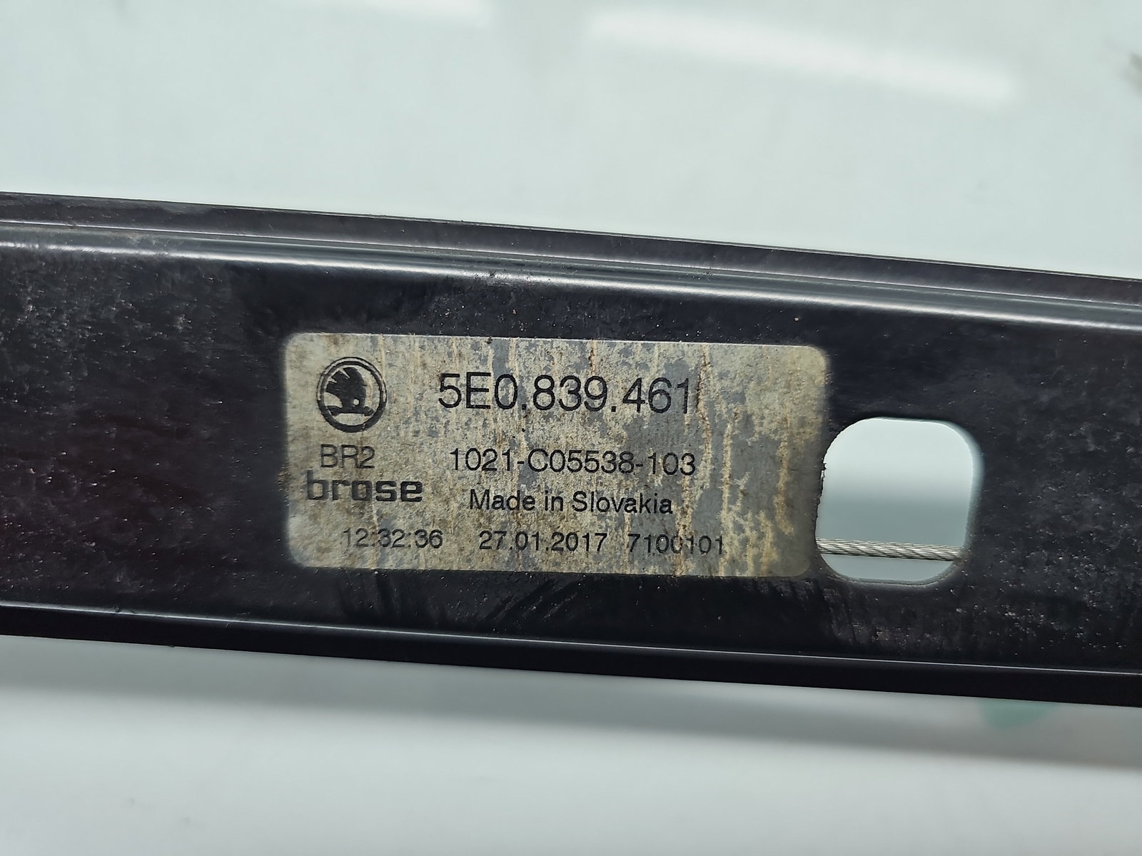 Macara electrica geam stanga spate Skoda Octavia 3 (5E3) [Fabr 2012-2020] Berlina 5E0839461 - imagine 4