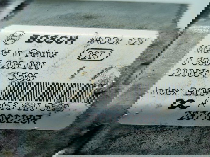 Motoras stergator haion Dacia Duster 2 [Fabr 2017-2023] 287108228R