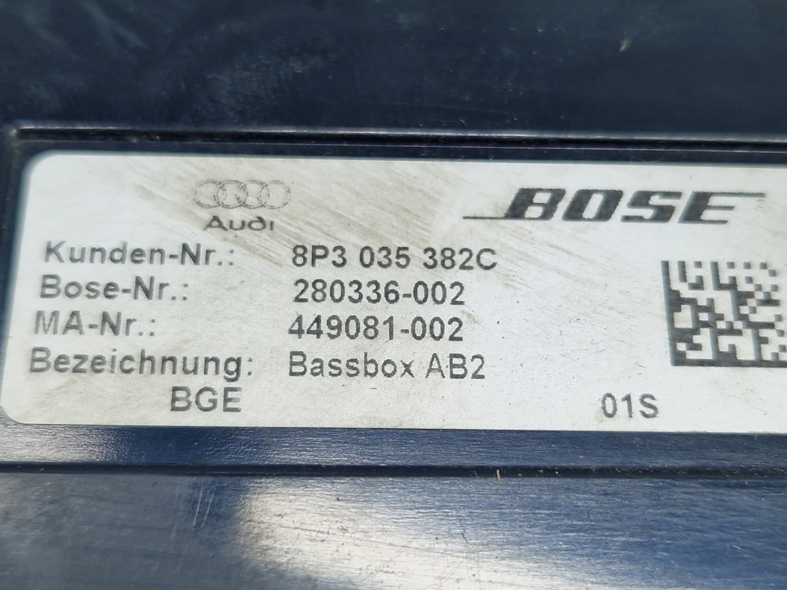 Subwoofer AUDI A3 (8P1) [Fabr 2003-2012] 8P3035382C - imagine 5