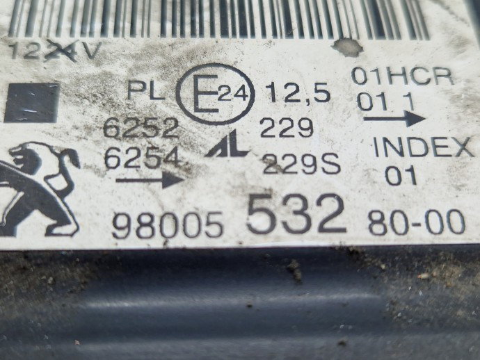 Far stanga PEUGEOT 308 (II) [Fabr 2013-2020] 9800553280