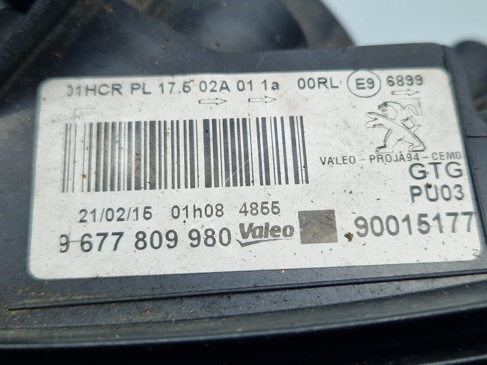 Far stanga PEUGEOT 2008 [Fabr 2013-prezent] 9677809980 - imagine 6