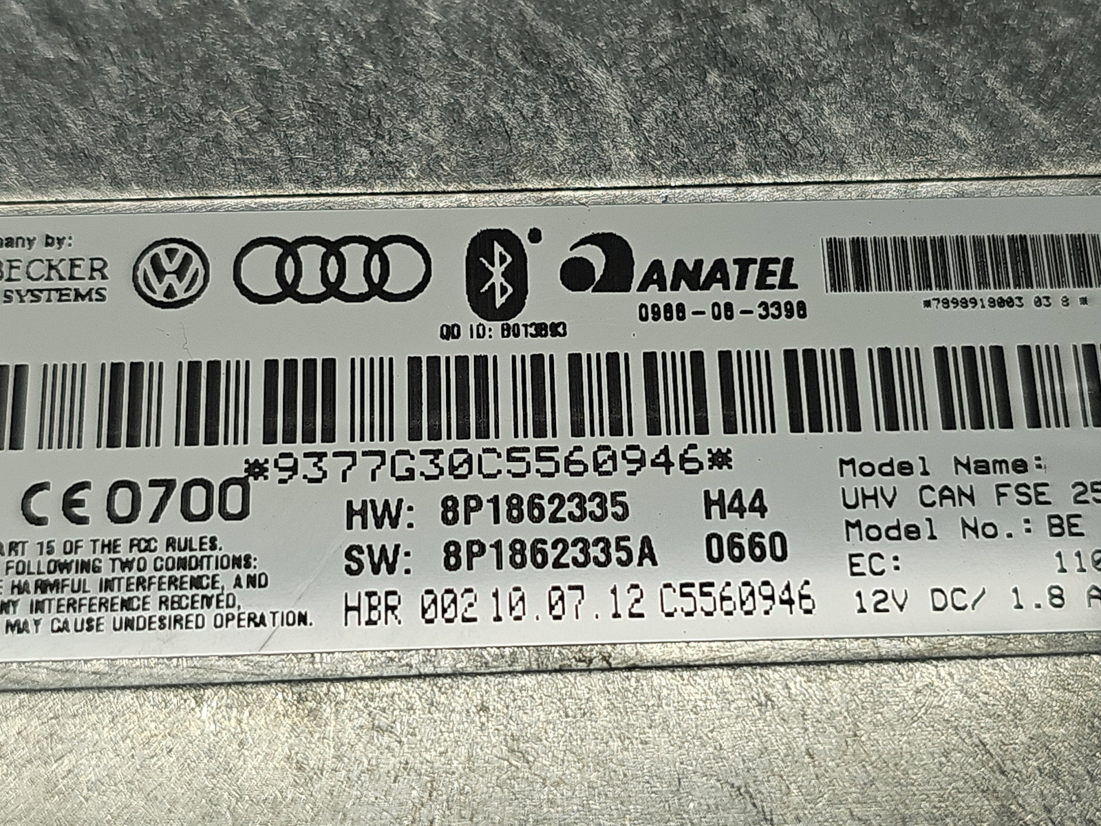 Modul confort AUDI A3 Sportback (8PA) [Fabr 2004-2013] 8P1862335A - imagine 4