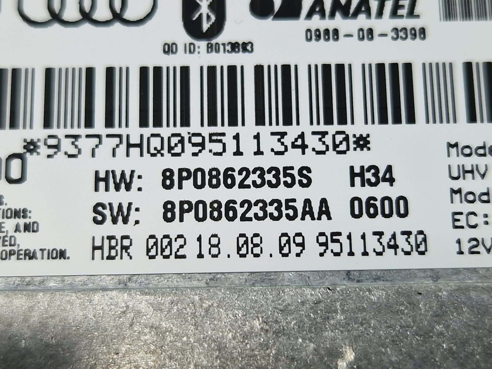 Modul confort AUDI A3 (8P1) [Fabr 2003-2012] 8P0862335S - imagine 5