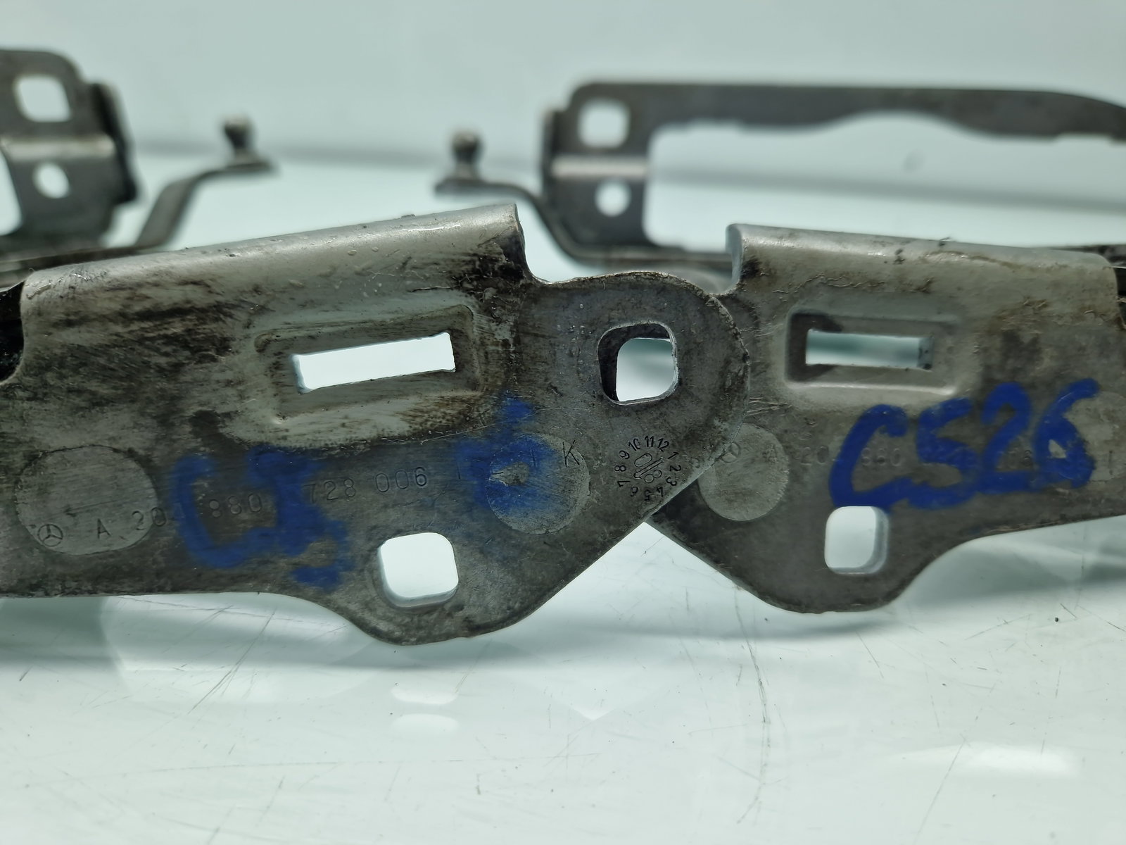 Set balamale capota Mercedes Clasa C (W204) [Fabr 2007-2014] A2048800728,A2048800828 - imagine 5