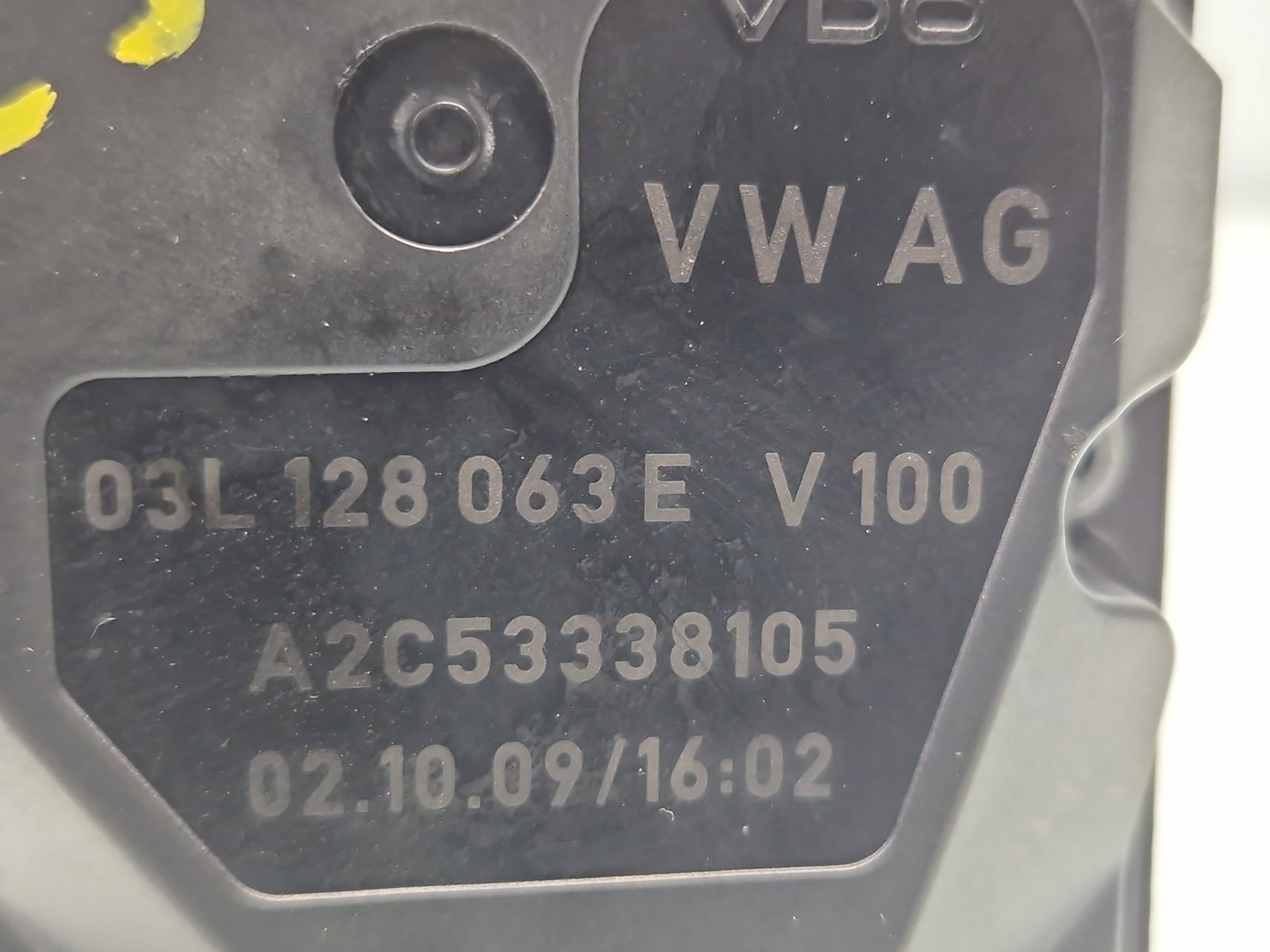 Clapeta acceleratie Volkswagen Golf 6 (5K1) [Fabr 2009-2013] 03L128063E 2.0 TDI CBAB 103KW / 140CP - imagine 2