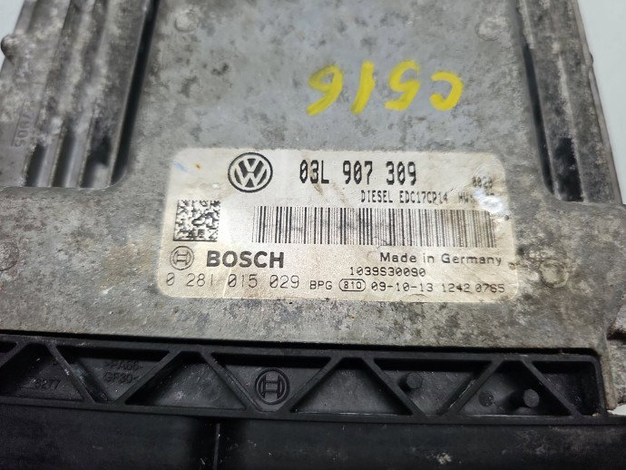 Calculator motor ECU Volkswagen Golf 6 (5K1) [Fabr 2009-2013] 03L907309 2.0 TDI CBAB 103KW / 140CP