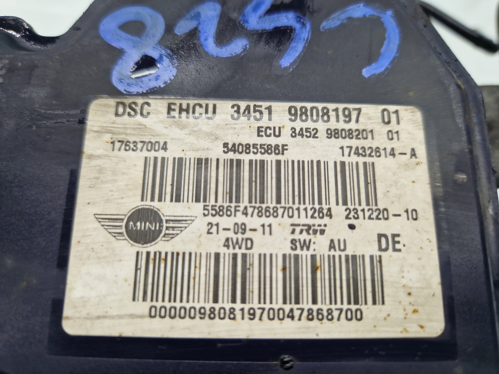 Pompa ABS MINI Countryman (R60) [Fabr 2010-2016] 34519808197 1.6 N47C 82KW / 112CP - imagine 4