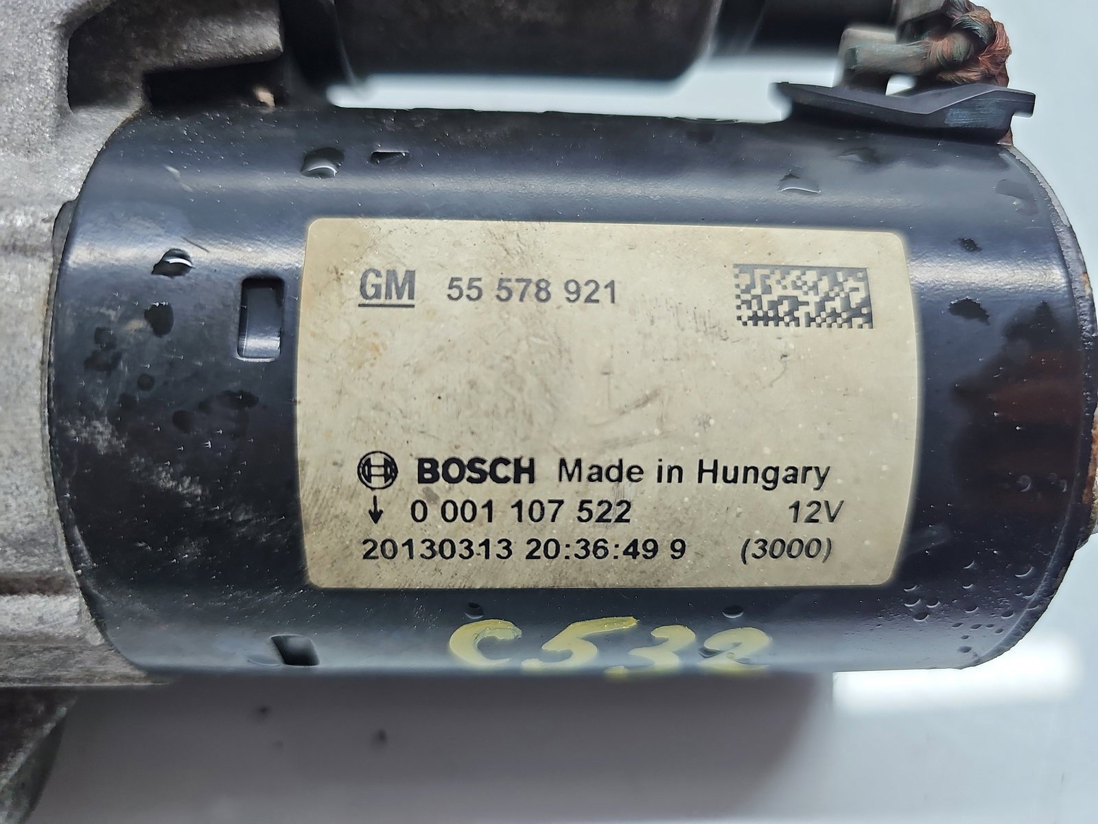 Electromotor Opel Astra J [Fabr 2009-2015] 55578921 1.4 Benz A14XER 74KW / 100CP - imagine 2