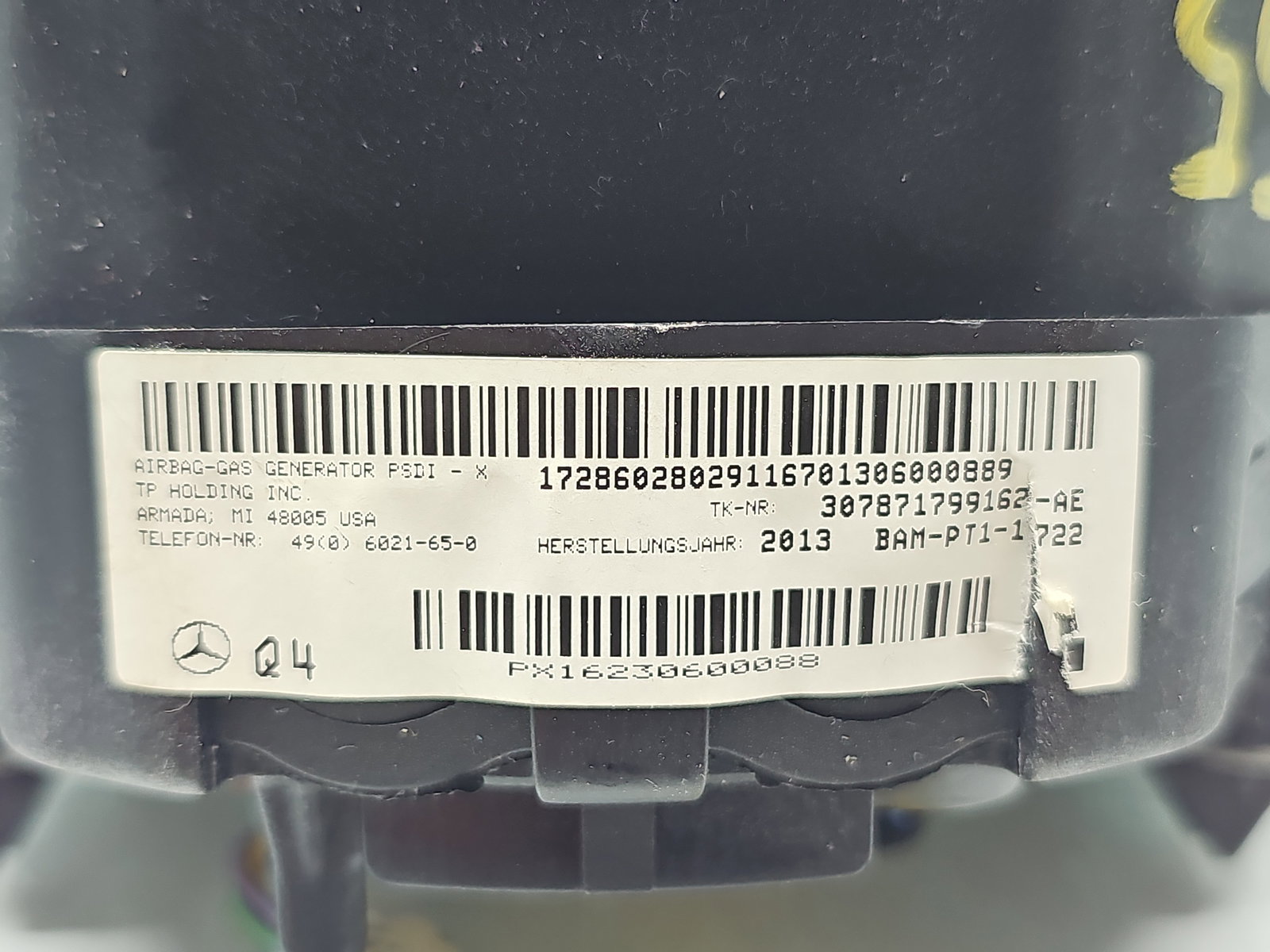 Airbag volan Mercedes Clasa C (W204) [Fabr 2007-2014] 1728602802 - imagine 5