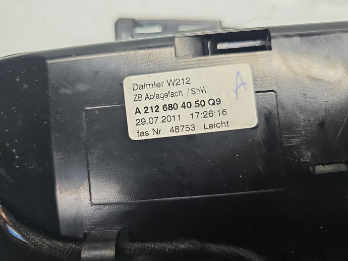 Suport pahare Mercedes Clasa E (W212) [Fabr 2009-2016] A2126804050
