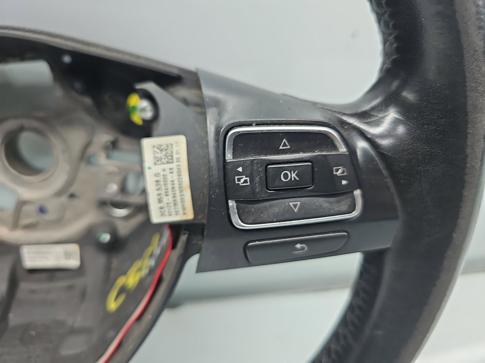 Volan Volkswagen Golf 6 (5K1) [Fabr 2009-2013] 3C8419091B - imagine 3