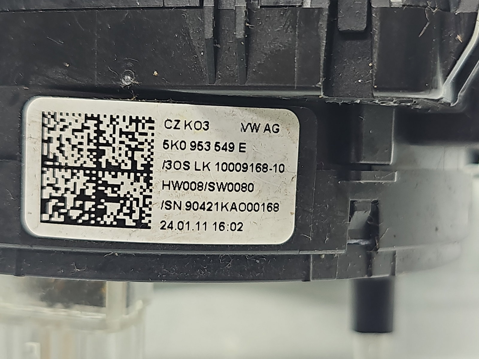 Spirala volan Volkswagen Golf 6 (5K1) [Fabr 2009-2013] 5K0953549E - imagine 5