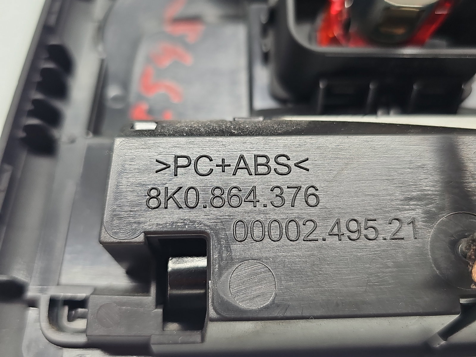 Grila aerisire spate AUDI A4 (8K2, B8.5) [Fabr 2008-2015] 8K0864376 - imagine 5