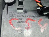 Grila aerisire spate Volkswagen Passat B7 (365) [Fabr 2010-2014] 3C0863615