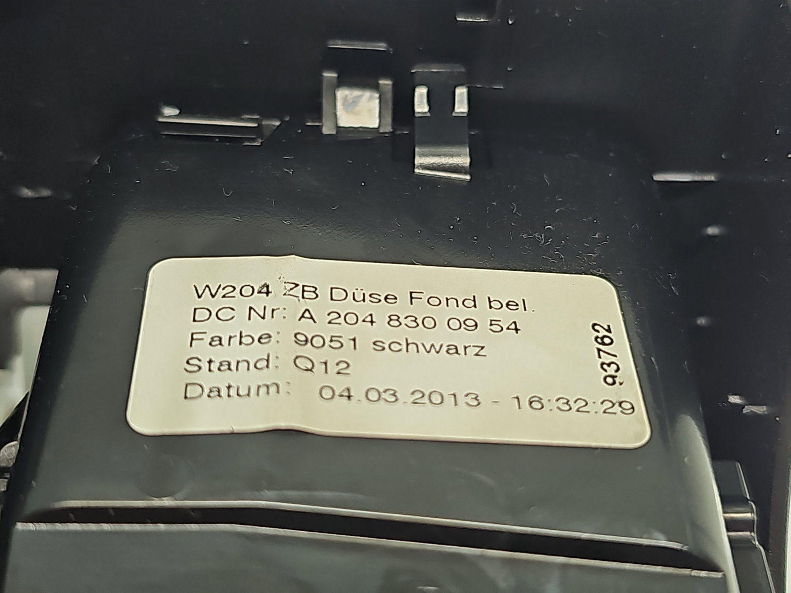 Grila aerisire spate Mercedes Clasa C (W204) [Fabr 2007-2014] A2048300954 - imagine 4