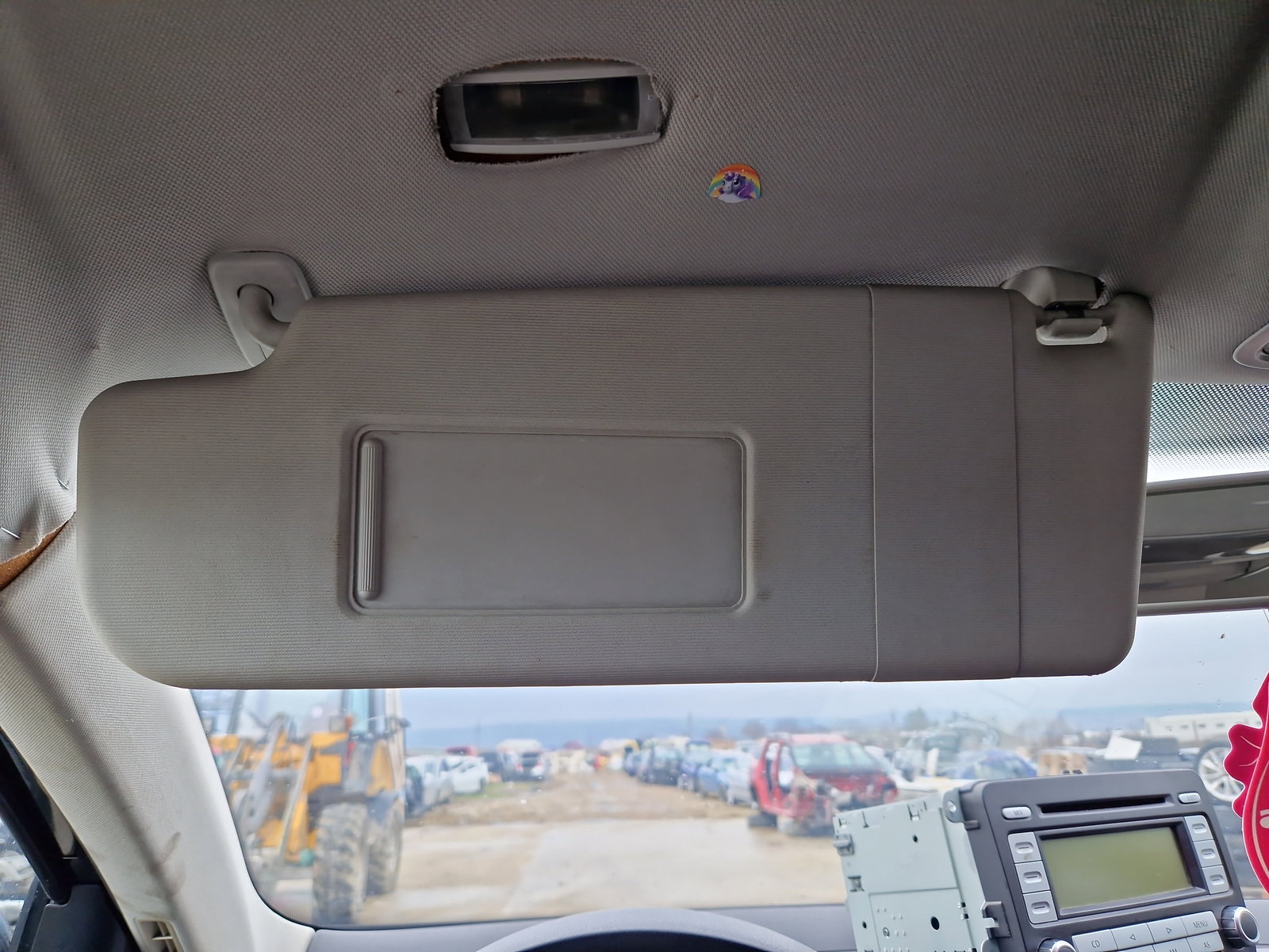 Parasolar stanga Volkswagen Jetta 3 (1K2) [Fabr 2005-2010] OEM - imagine 1