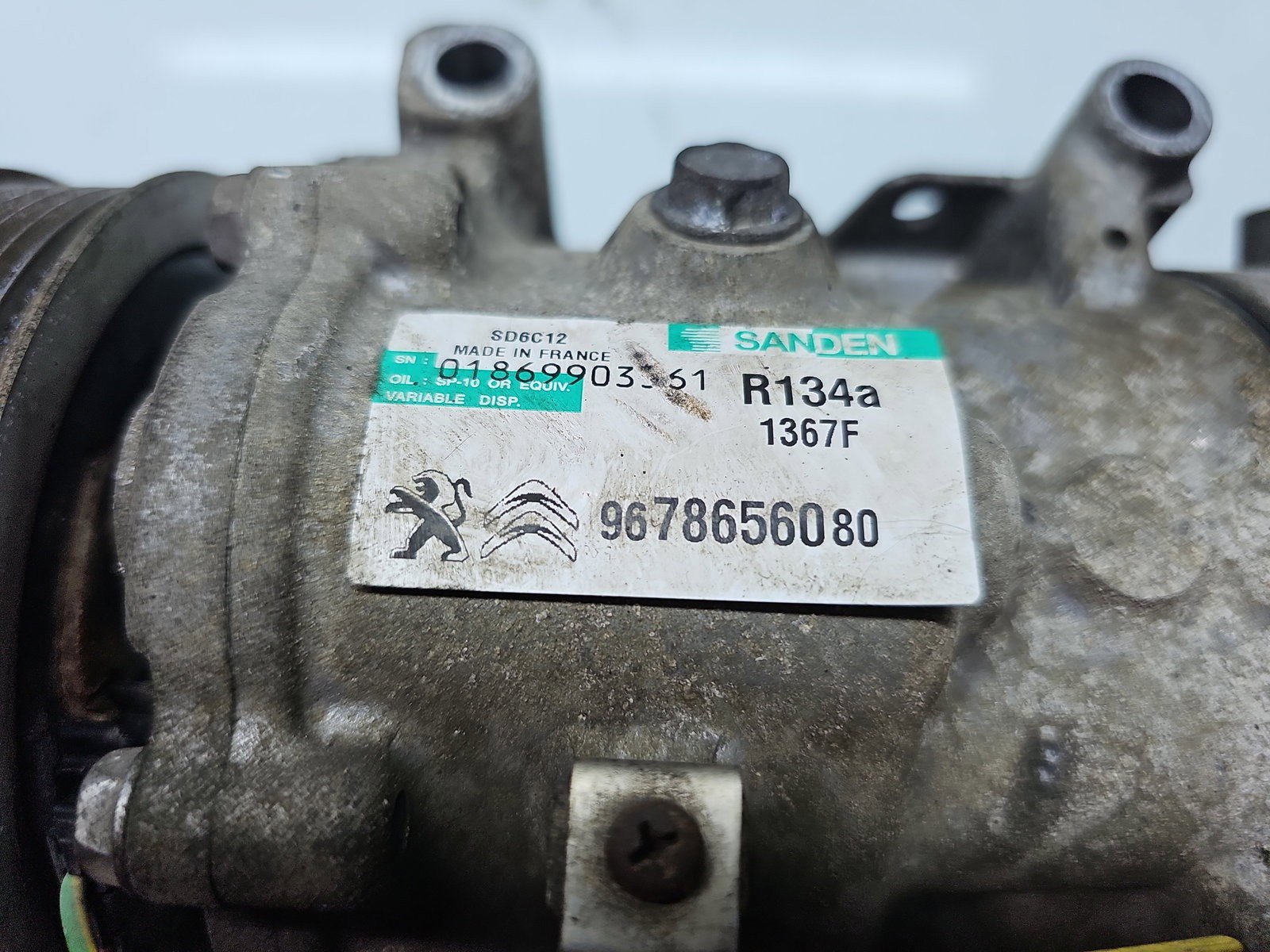 Compresor clima PEUGEOT 3008 [Fabr 2009-2016] 9678656080 1.4 HDI DV4C 50KW / 68CP - imagine 2