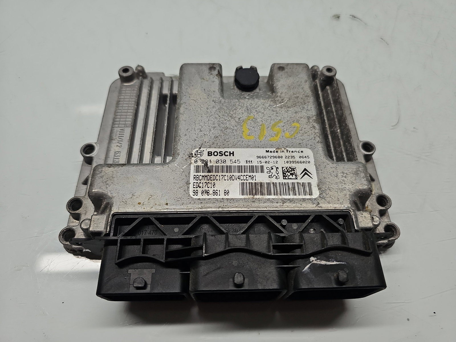 Calculator motor ECU Citroen C3 (II) [Fabr 2009-2016] 9666729680 1.4 HDI DV4C 50KW / 68CP - imagine 1