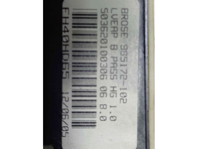 Motoras geam stanga fata 9681587680 Peugeot 307 [Fabr 2000-2008] 1.6 HDI