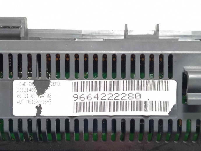 Display bord 9664222280 Peugeot 307 [Fabr 2000-2008] 1.6 HDI