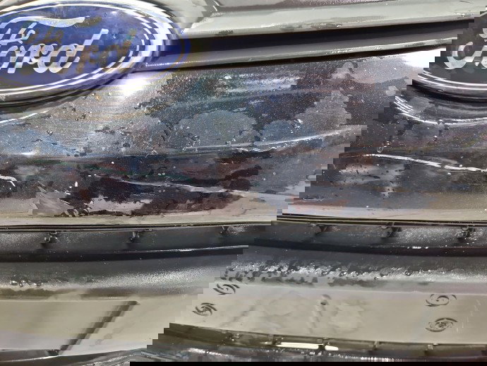 Bara fata Ford Fiesta 6 [Fabr 2008-2019] Panther Black Metal