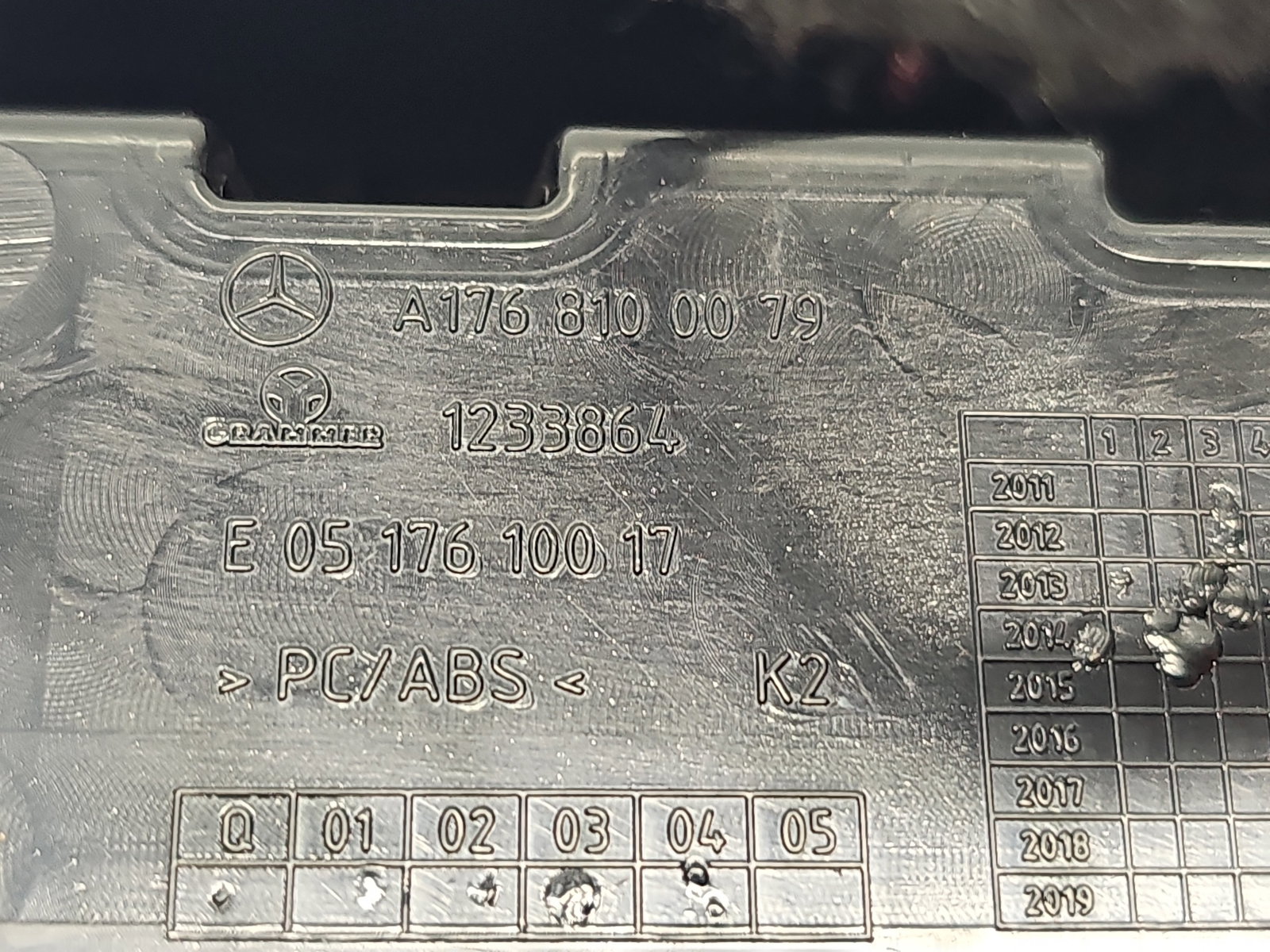 Scrumiera Mercedes Clasa A (W176) [Fabr 2012-2018] A1768100079 - imagine 4