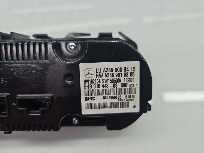 Panou comanda clima Mercedes Clasa A (W176) [Fabr 2012-2018] A2469008415