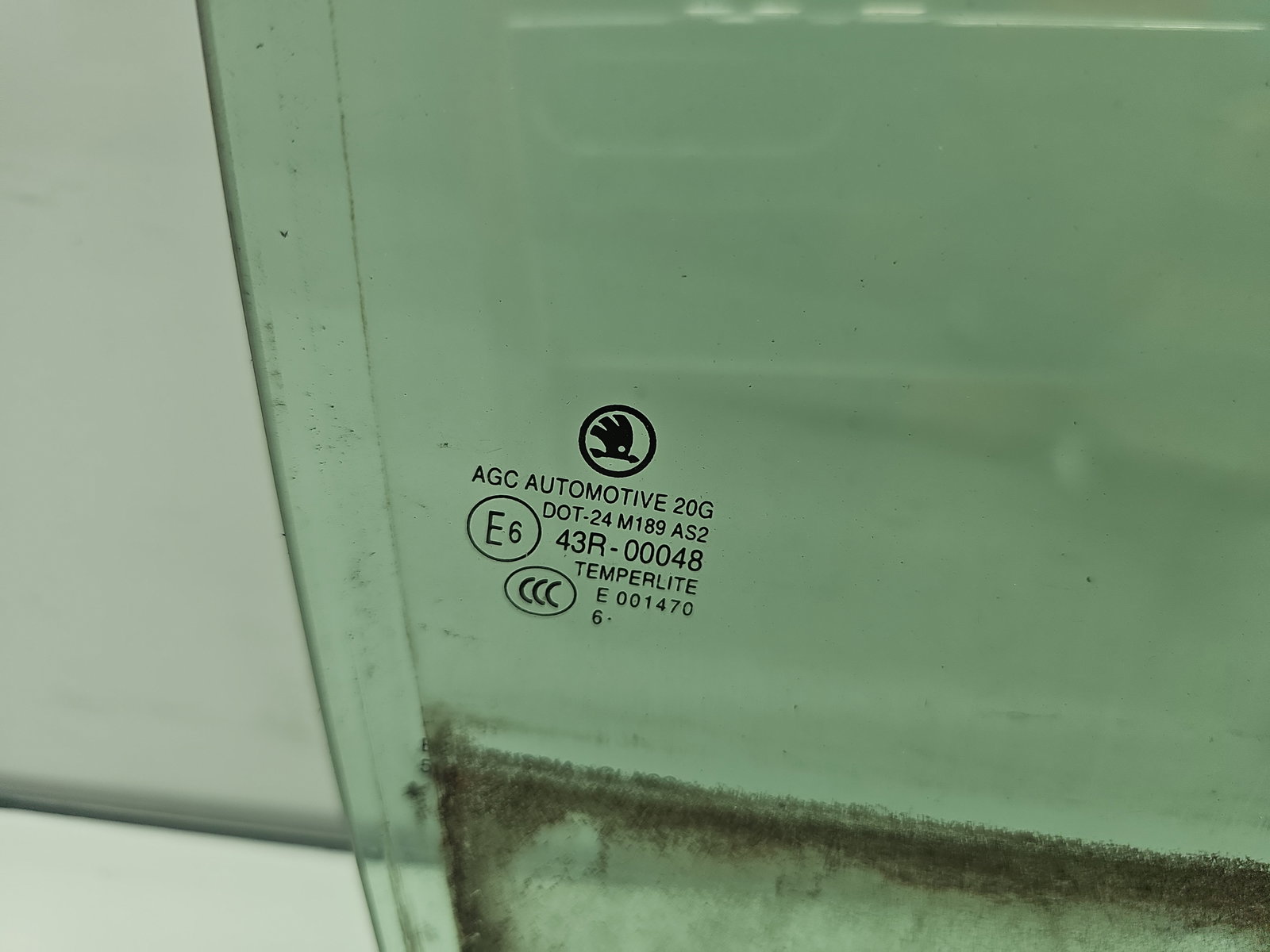 Geam usa dreapta spate Skoda Octavia 3 (5E3) [Fabr 2012-2020] Berlina OEM - imagine 2