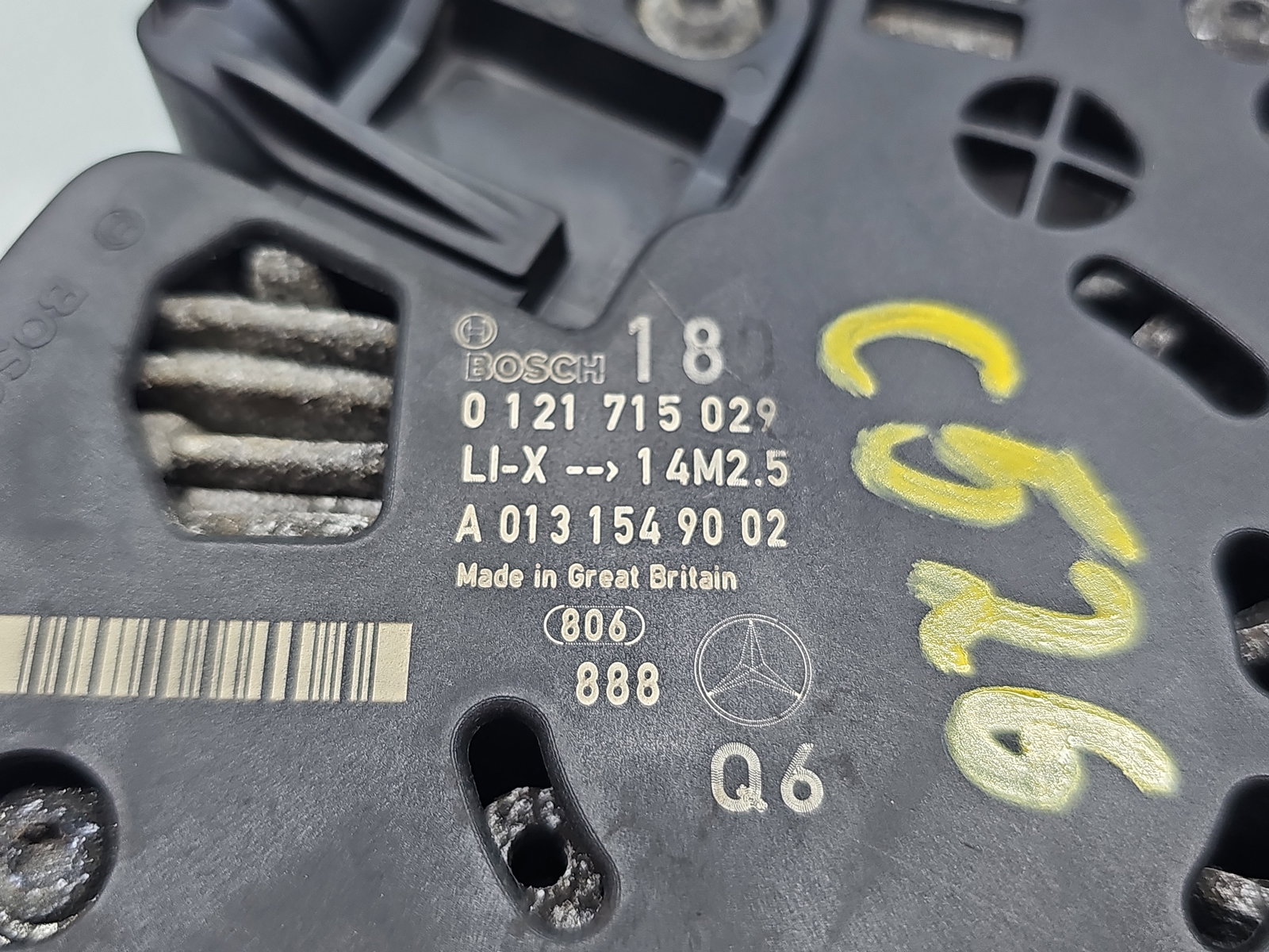 Alternator Mercedes Clasa C (W204) [Fabr 2007-2014] A0131549002 2.2 CDI 646811 125KW / 170CP - imagine 6