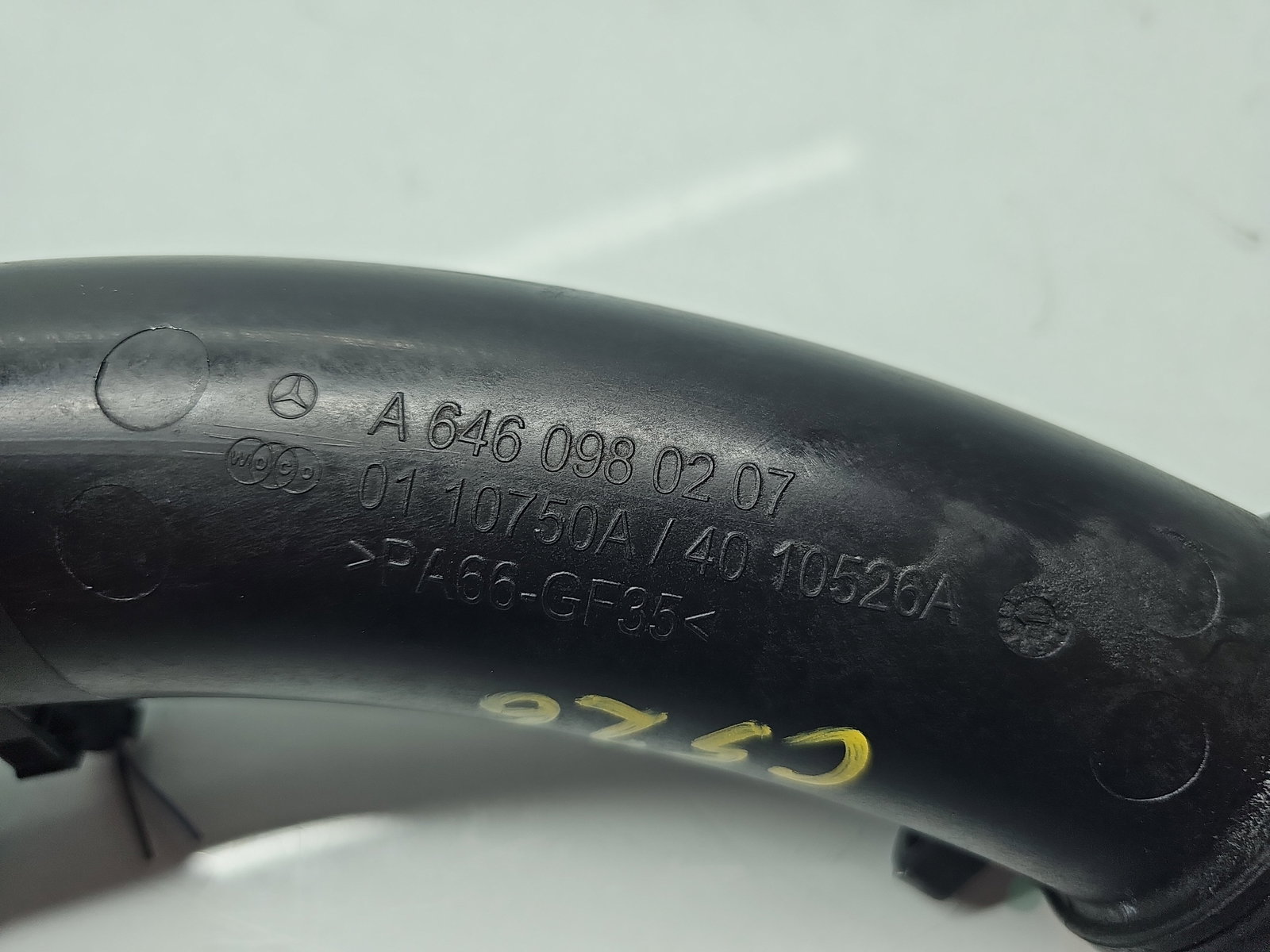 Tub intercooler Mercedes Clasa C (W204) [Fabr 2007-2014] A6460980207 2.2 CDI 646811 125KW / 170CP - imagine 5