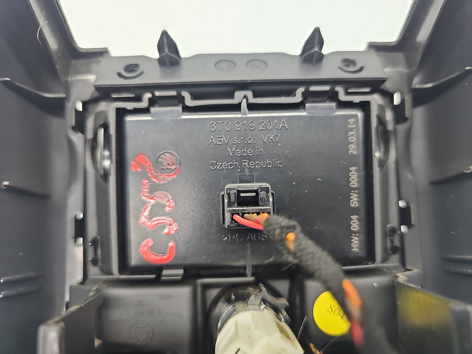 Panou comanda clima spate Skoda Superb II (3T5) [Fabr 2009-2015] 3T0919201A - imagine 5