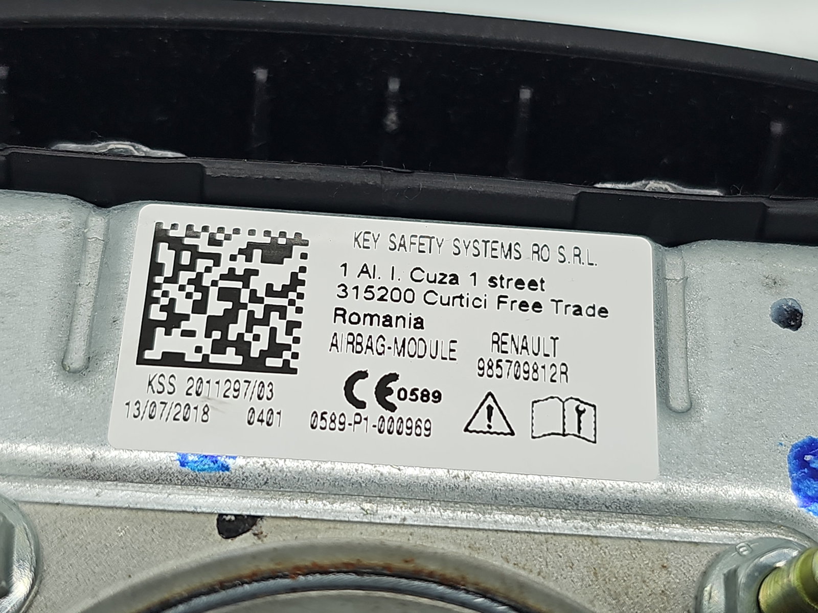 Airbag volan Dacia Duster 2 [Fabr 2017-2023] 985709812R - imagine 5