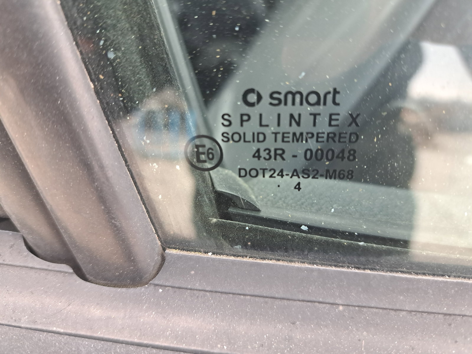 Geam usa dreapta fata SMART ForFour [Fabr 2004-2006] Hatchback OEM - imagine 2